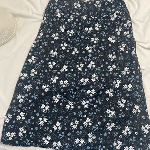 Midi Floral Athletic Skort NWT